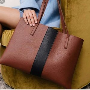 Vince Camuto Red Desert Luck Tote